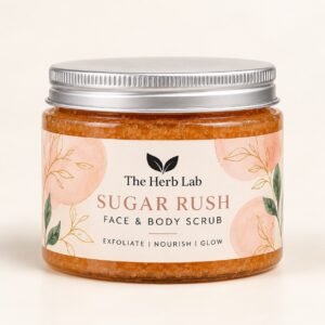 Sugar Rush Face & Body Scrub by The Herb Lab